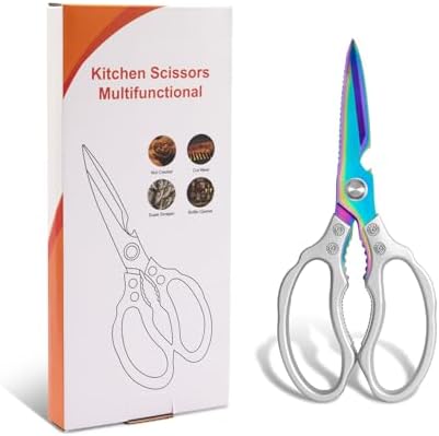 CGBE Kitchen Scissors, Heavy Duty Dishwasher Safe Food Scissors - Image 7