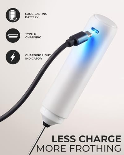 Zulay Kitchen Rechargeable Milk Frother Handheld - Image 5