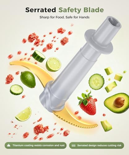 Food Processor Meat Grinder Electric Food Chopper, Easy-Clean - Image 3