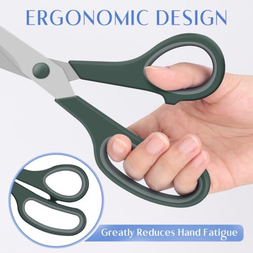 3 Pack All Purpose Scissors for Office School Craft Scrapbook - Image 4