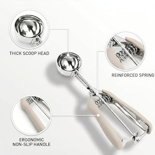 #40 Cookie Scoop, 2 Tbsp/ 30 ml/ 1 oz Cookie Dough Scoops - Image 2
