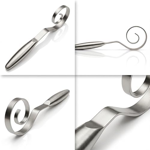 Maxjoy Danish Dough Whisk, Seamless Stainless Steel Sourdough Bread Tool - Image 4