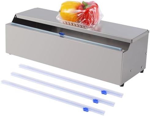 Stainless Steel Food Wrap Dispenser by GREENALOOOfficial