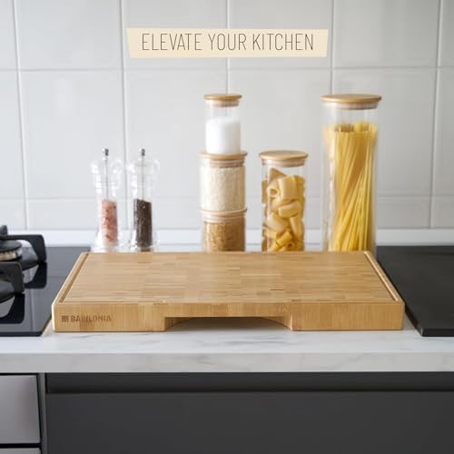 XXL Bamboo Cutting Board, End Grain Butcher Block - Image 3