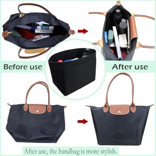 Lckaey Purse Organizer Insert for le pliage organizer insert Handbags Organizer - Image 4