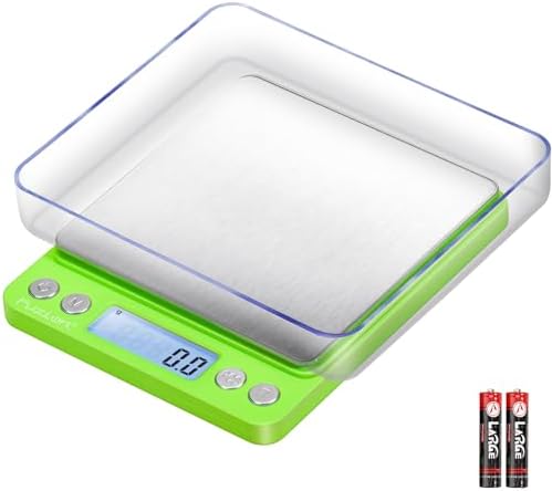 Fuzion Small Gram Scale 3000g, Digital Kitchen Food Scale, Gram and Ounce by Fuzion%C2%AE