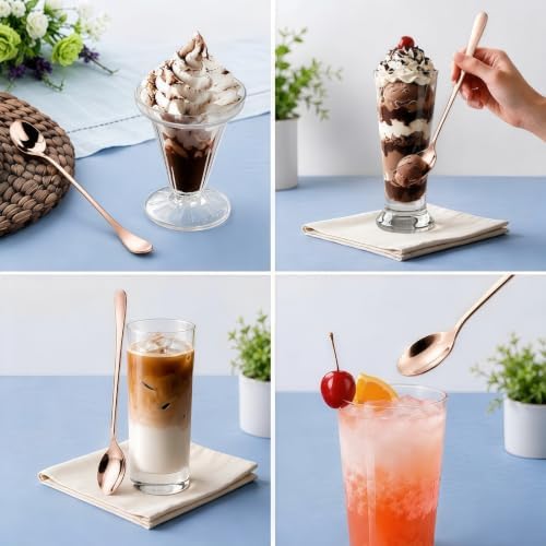 8 Inch Long Handle Iced Tea Spoons, 18/8 Stainless Steel Coffee Spoons - Image 7