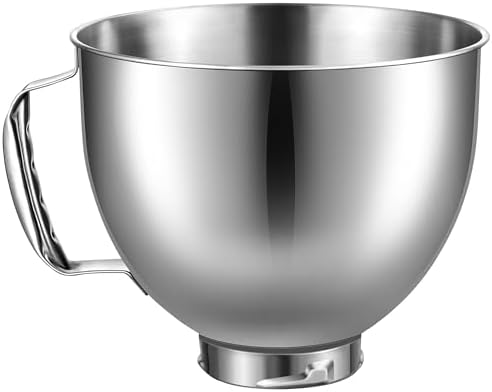 Stainless Steel Mixer Bowl for KitchenAid Artisan & Classic Series 4.5 Quart / by KITOART