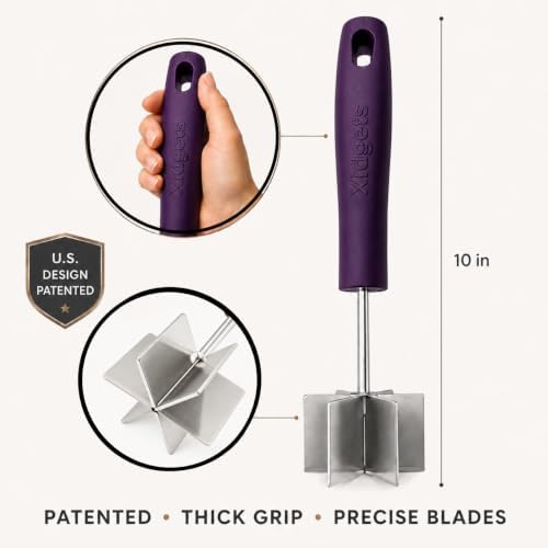 Stainless Steel Meat Chopper and Meat Masher - Image 3