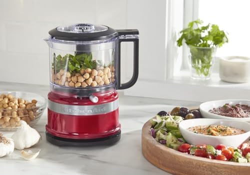 KitchenAid KFC3516ER 3.5 Cup Food Chopper, Empire Red, One Size - Image 4