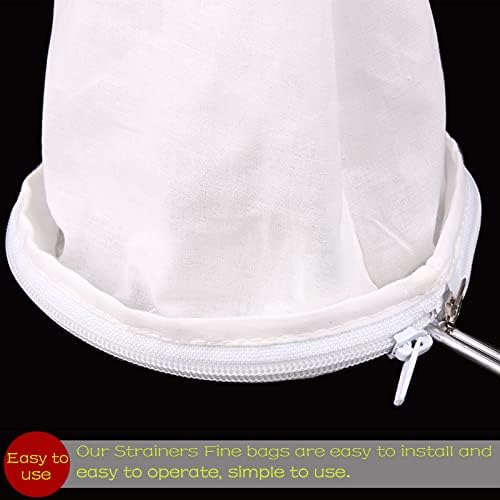 WMKGG Ultra Fine Mesh Strainer Bags, Reusable Mesh Filter Bags - Image 4