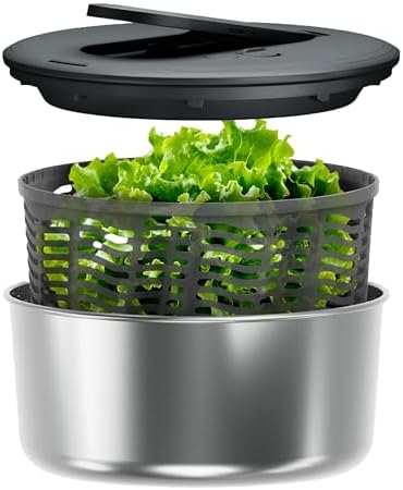 Zyliss Swift Dry Stainless Steel Salad Spinner by Zyliss