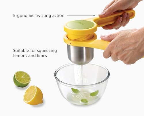 Joseph Joseph Helix Citrus Press Juicer, Ergonomic Twist action hand press - Image 4