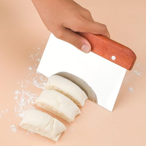 Cream Scraper, 5 Inch x 4.5 Inch Stainless Steel - Image 5