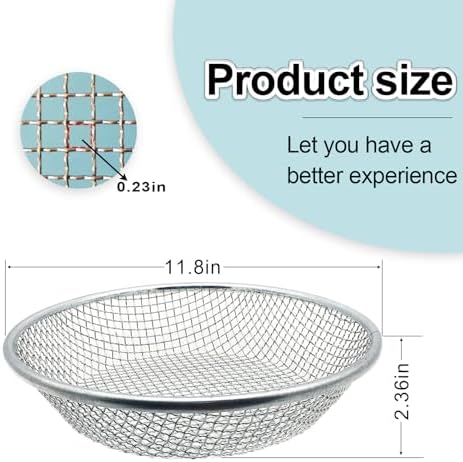1/4 Inch Soil Sifter for Gardening, Rock Sifter for 5gallon, Compost Sifter - Image 2