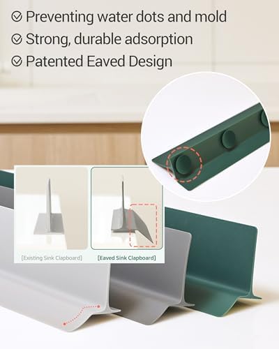 DEARCUS Kitchen Sink Splash Guard 19.7 in - Image 3
