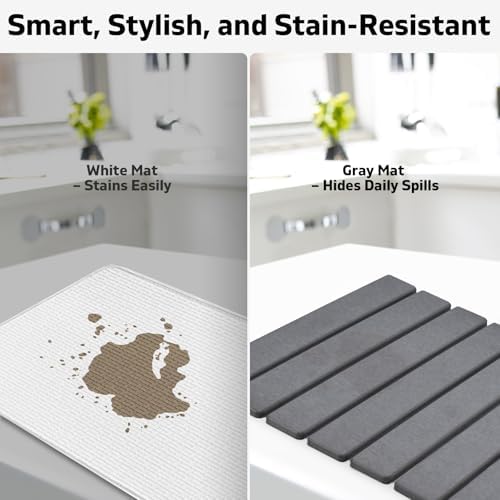 2 PCS Large Stone Dish Drying Mat - Image 5