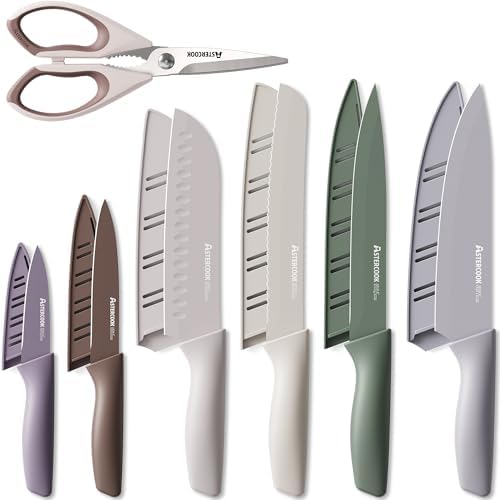 Astercook Knife Set, 13 Pieces Kitchen Knives Set by Astercook