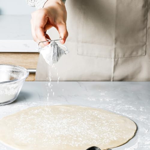 Cabilock Stainless Steel Flour Sieve Handheld Mesh Flour Sifter - Image 5