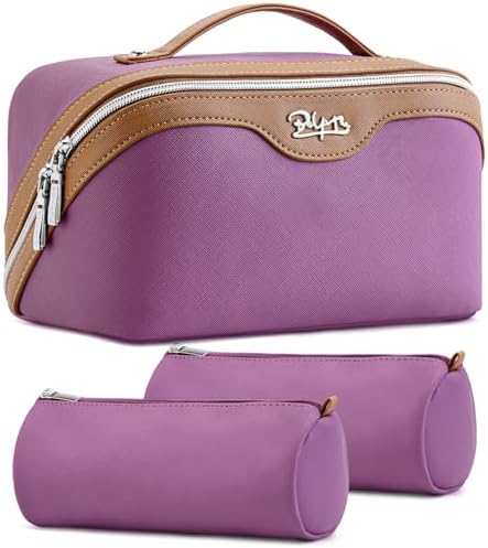 BOYATU Travel Makeup Bag Organizer Cosmetic Bag: 3 Pcs Set Make up Bags by BOYATU