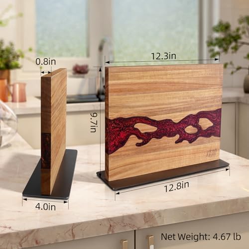 FINDKING Magnetic Knife Block, Double Sided Holder, Powerful Magnet Kitchen - Image 7