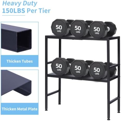 2-Tier Expandable Metal Storage Shelves, 150LBS Heavy Duty Shelving Units and - Image 4