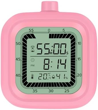 4 in 1 Visual Digital Visual Timer Battery Operation Alarm Clock by VLEJEARI