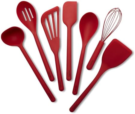 GreenPan Silicone 7 Piece Cooking Utensil Set, Flexible Nonstick Kitchen Tools by GreenPan
