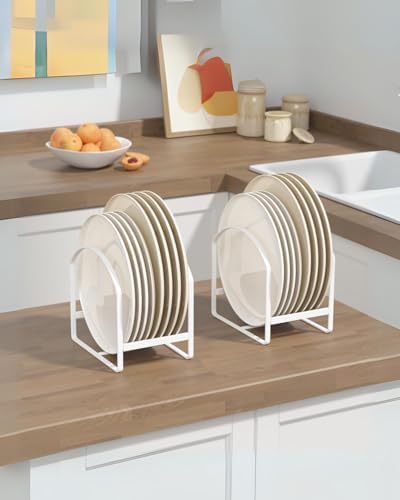 4 Pack Kitchen Plate Holder Organizer - Image 2