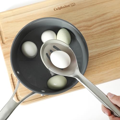 Calphalon Prime Slotted Spoon Skimmer, Stainless Steel Straining Spoon - Image 3