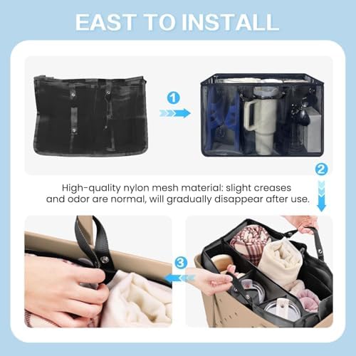 XYFuuee Beach Bag Organizer Insert Divider - Image 5
