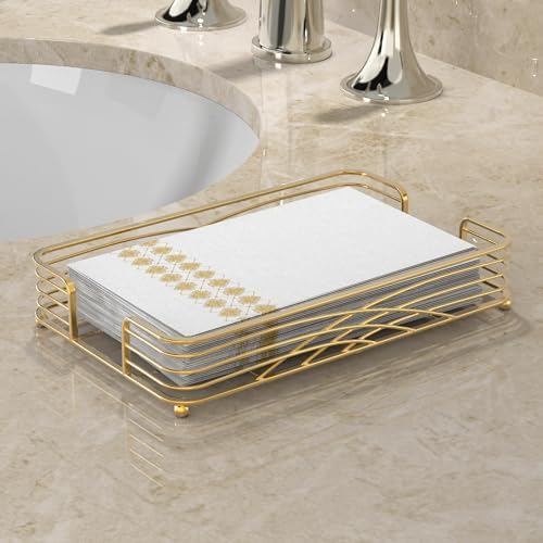 Guest Hand Towel Holder Tray for Bathroom Countertop - Image 4