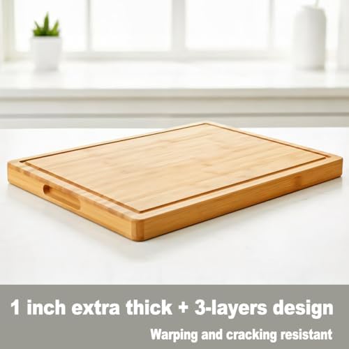 Allsum Bamboo Wood Cutting Boards - Image 2