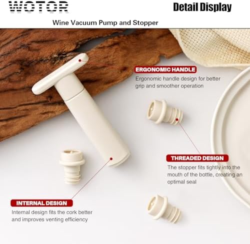 WOTOR Wine Saver Vacuum Pump - Image 3