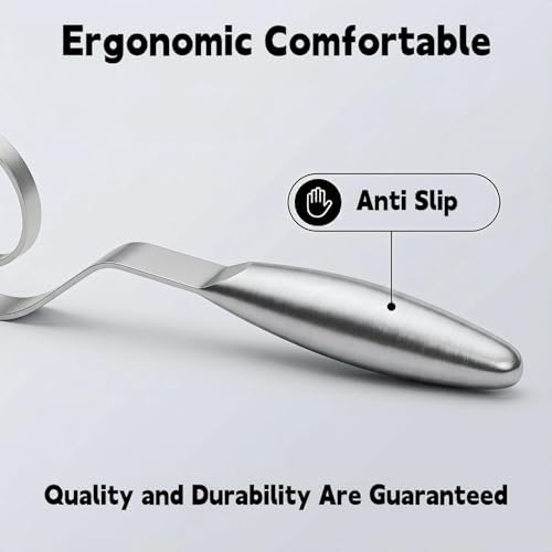Maxjoy Danish Dough Whisk, Seamless Stainless Steel Sourdough Bread Tool - Image 3