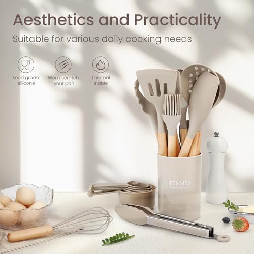 NCUE 26-Piece Food Grade Silicone Kitchen Utensils Set - Image 2