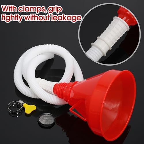 Wide Mouth Oil Funnel Flexible Fuel Funnel - Image 2