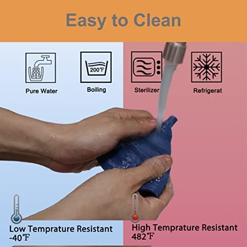 KongNai Silicone Kitchen Funnel Set of 4 - Image 4