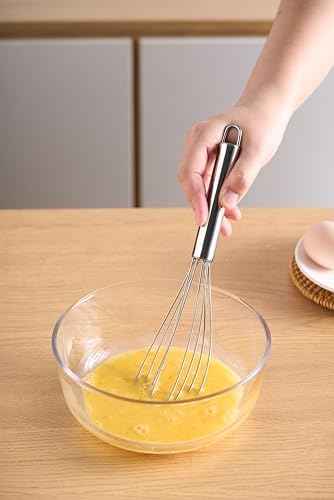 10.63" Stainless Steel Flat Whisk, Egg Beater - Image 4