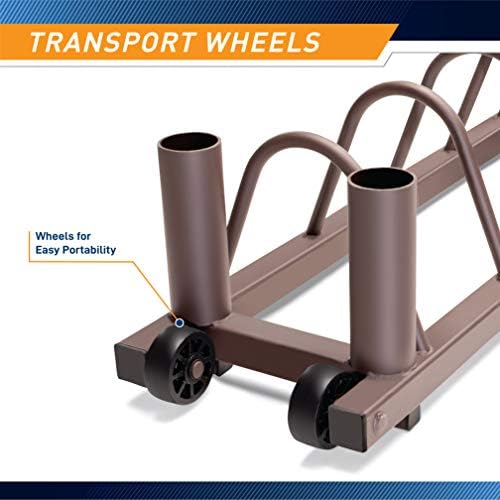Steelbody Horizontal Plate and Olympic Bar Rack Organizer - Image 4