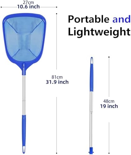 Hot Tub Skimmer Net with Ultra Fine Mesh, Handheld Spa Pool Net - Image 5