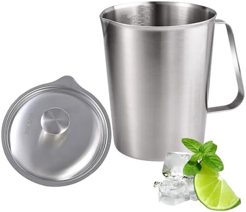 70 Oz Stainless Steel Pitcher by Unknown
