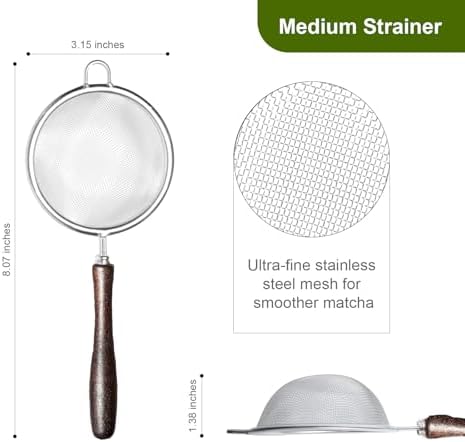 Matcha Sifter - Precision 30-Mesh Stainless Steel Fine Powder Strainer - Image 4