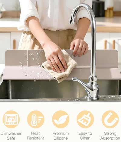23 Inch Silicone Sink Splash Guard - Image 5