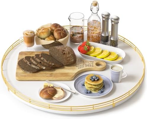 Oroyutor 18-Inch Large Oak Lazy Susan Organizer by Oroyutor