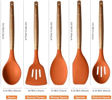Non-Stick Silicone Kitchen Utensils Set - Image 4