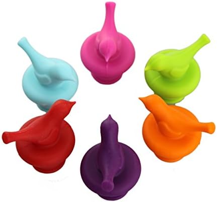 Little Bird Wine Bottle Stopper, Silicone Stoppers, Leak Proof, Decorative - Image 2