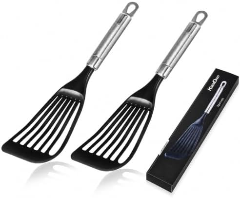 KSENDALO 2 Pack Thin Flexible Fish Spatula by KSENDALO