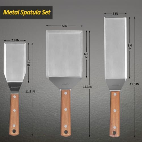 Stainless Steel Spatula Set, Grill Spatula Set - Image 2