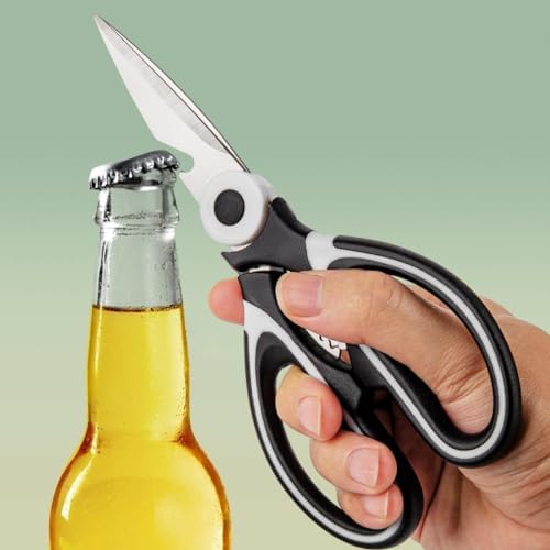 Kitchen Shears - QtoiKce Kitchen Scissors Heavy Duty Stainless Steel Food Shears - Image 4